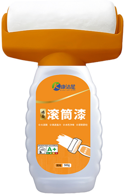 휴대용 셀프 DIY 벽지 도배 보수용 커버 미니 롤러 페인트, 1개, 500g, 화이트
