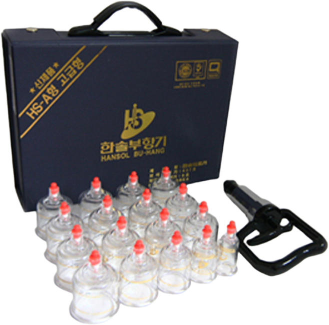 국산정품 NEW한솔 부항기 17컵 펌프포함, 1개