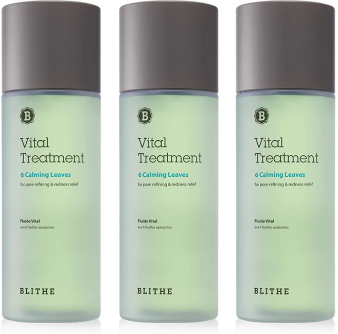 블라이드 진정케어 퍼스트에센스 바이탈트리트먼트6 카밍리브스, 150ml, 3개 - 쿠팡