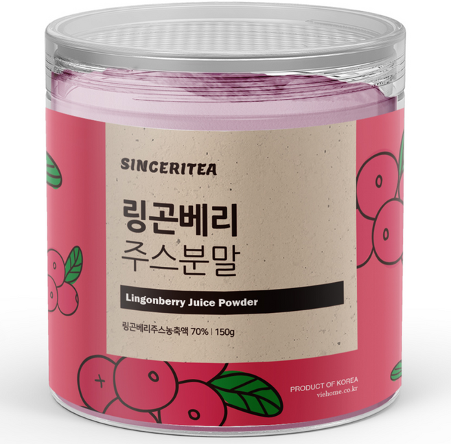 신서리티 핀란드 링곤베리 파우더 150g, 1개
