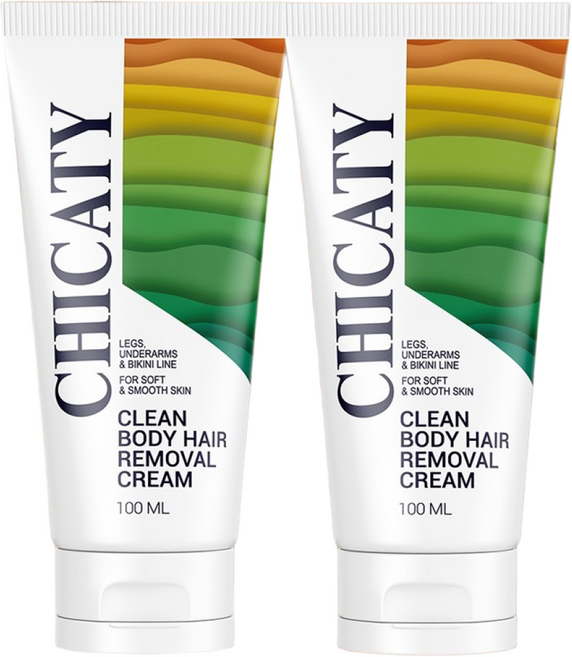 셀프왁싱키트 시카티 제모 크림 100ml x 2개 발가락털 겨털 팔털 배털