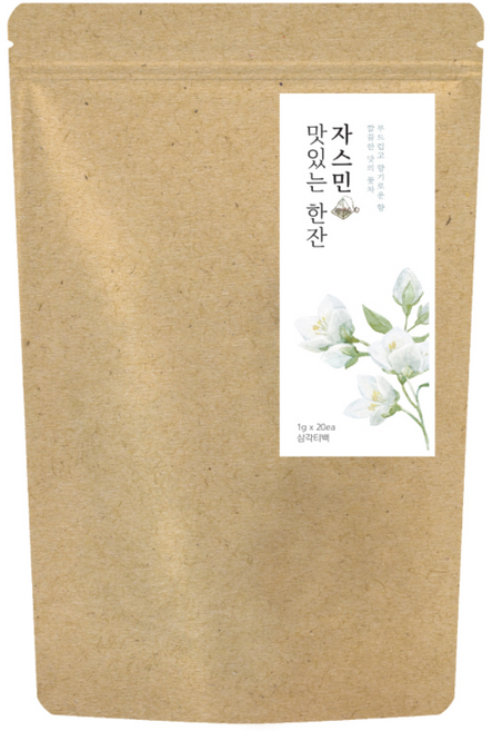 더허브샵 프리미엄 허브티 자스민, 1g, 20개입, 1개