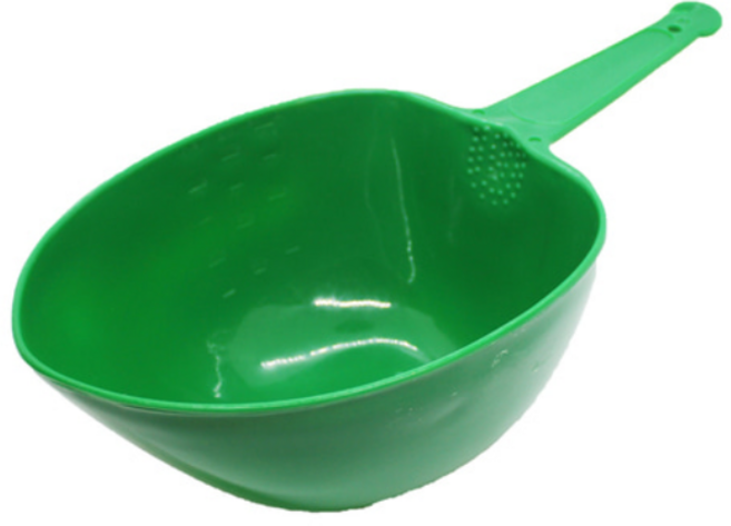 둥근형 다목적 바가지 모래 흙 비료 사료 마사토용, 1개