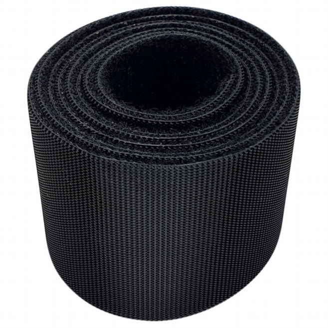 폭 5cm 국산 잘라쓰는 전선정리 암수한몸 양면벨크로타이 검정색, 슬림형 l 검정색 l 1미터, 1개