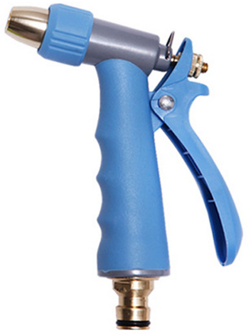 미란다 시원수압 고압 분사기 헤드 + 물호스 연결 커넥터 16mm, 블루, 1세트