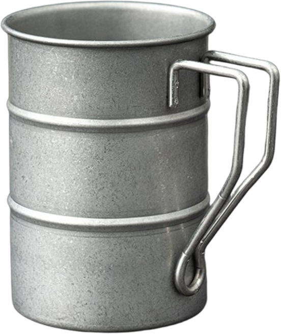 빈티지 머그 얼음 맥주 맥주잔 하이볼잔 캠핑컵, 빈티지실버, 1개