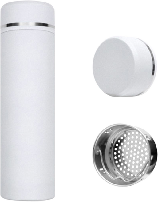 템플템 차망 보온 보냉 316 텀블러, 화이트, 500ml, 1개