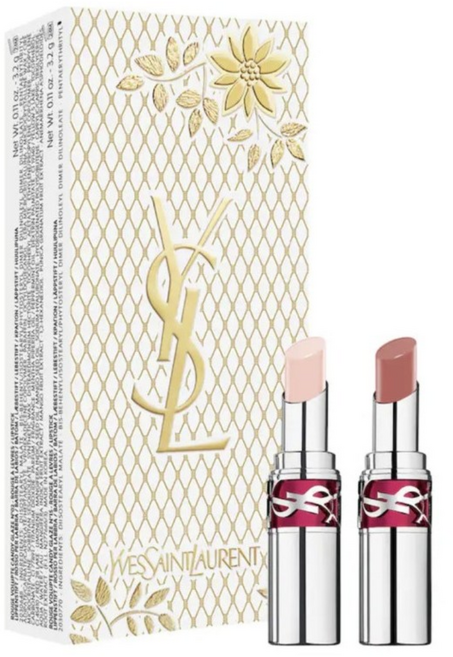 [뷰티라운지] 홀리데이 캔디 글레이즈 컬러밤 립스틱 듀오 세트 2호+15호 백화점제품, 1세트, 1개