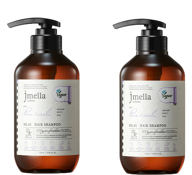 jmella In France橙花洗髮精, 2瓶, 500ml