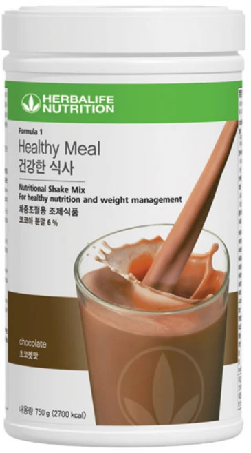허벌라이프 단백질쉐이크 초코맛 Formula1 건강한 아침식사 다이어트쉐이크 체중조절쉐이크 휴먼라이프365 국내정품 빠른배송, 1개, 750g - 쿠팡
