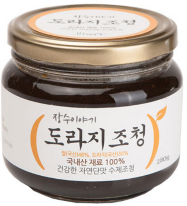 장수이야기 도라지조청, A 일반포장, 1개, 280g