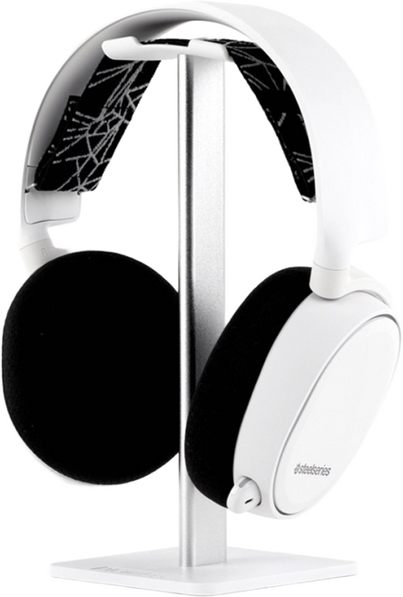 빠밤 헤드폰 스탠드 거치대 GP 오드, PHC-001W, 화이트실버