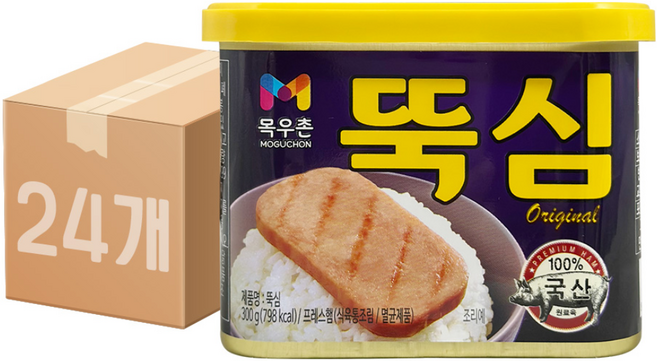 목우촌 뚝심, 300g, 24개