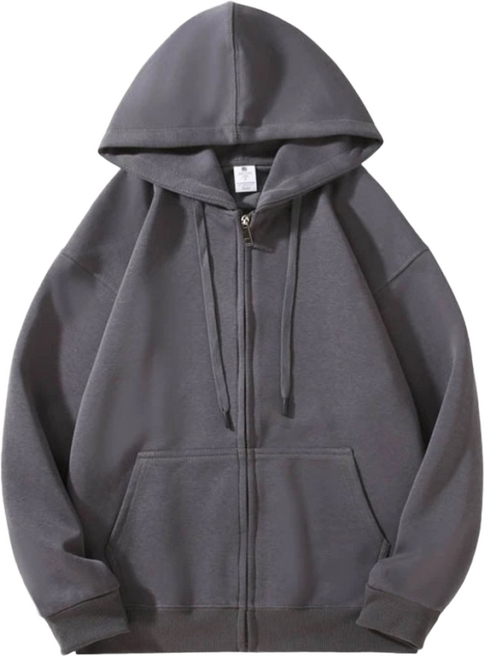 하늬바람 남여공용 긴팔 후드집업 데일리 루즈핏 무지 빅사이즈 후드자켓 오버핏