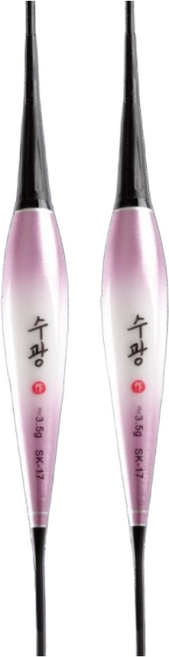 수광 고명도 민물 스마트 왕방울 전자찌 자수정찌 고부력 올림 찌 정품배터리포함, SK1704(총장50.5cm-부력5.0g), 2개