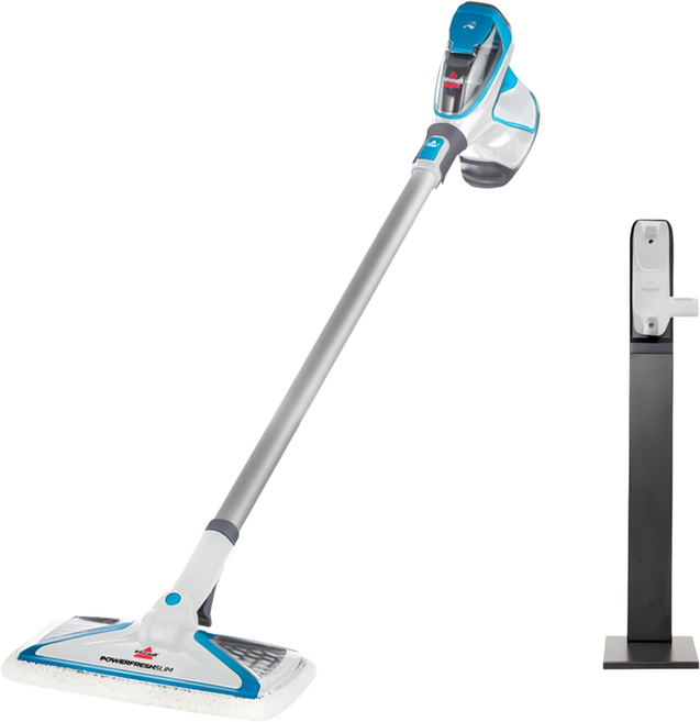 비쎌 스팀청소기 DELUXE 세트 (거치대 추가구성), 화이트블루