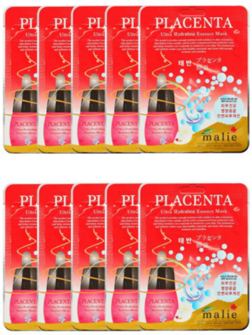 마리에 에센스 마스크팩 20ml 플라센타(태반) 50매, 5개