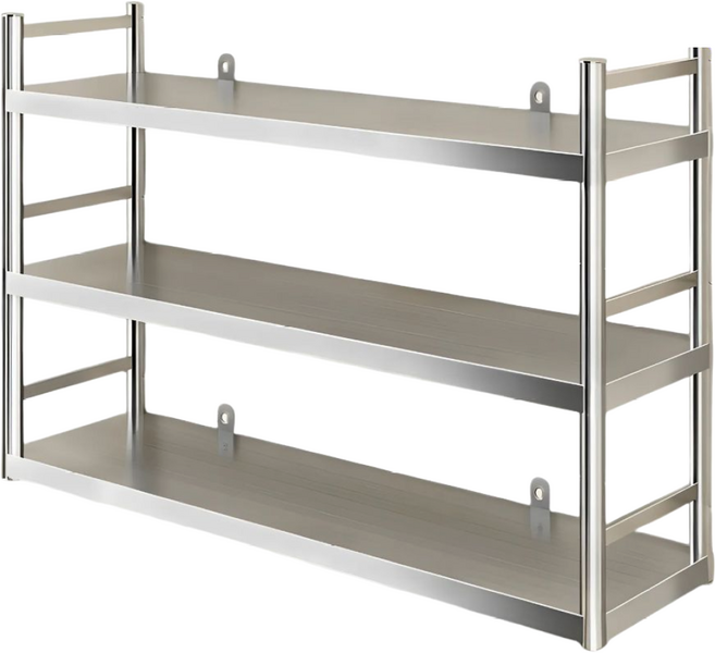 진일주방 업소용 스텐 벽선반 주방선반 스텐다이 상부선반, 1개, 3단 실버