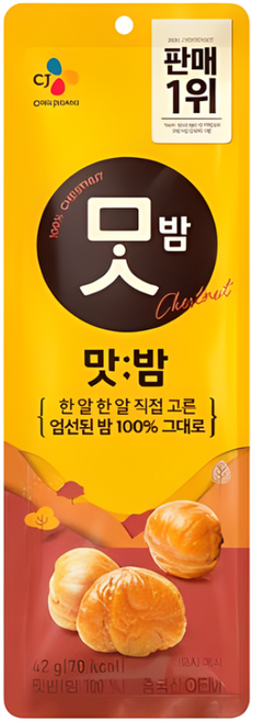 CJ 맛밤, 42g, 12개