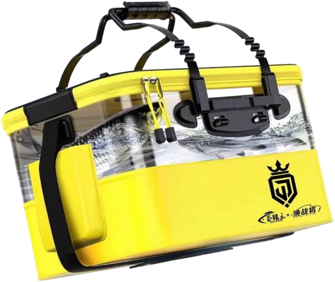 유티즌 접이식 반투명 살림통 조과통 EVA 낚시 밑밥통