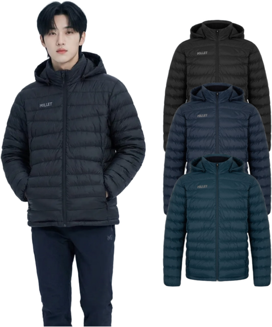 밀레 남여공용 경량패딩 내피 이월상품 120사이즈 케이투 에베레스트 한라산