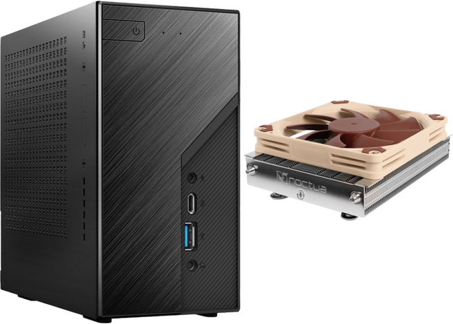 ASRock DeskMini X600 8700G 데스크미니 녹투아 AMD 라이젠 미니PC, X600(NH-L9a-AM5), Free DOS, 512GB, 16GB