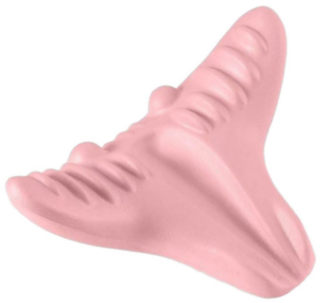 딜헤븐 경추 스트레칭 마사지 베개, 1개, 핑크