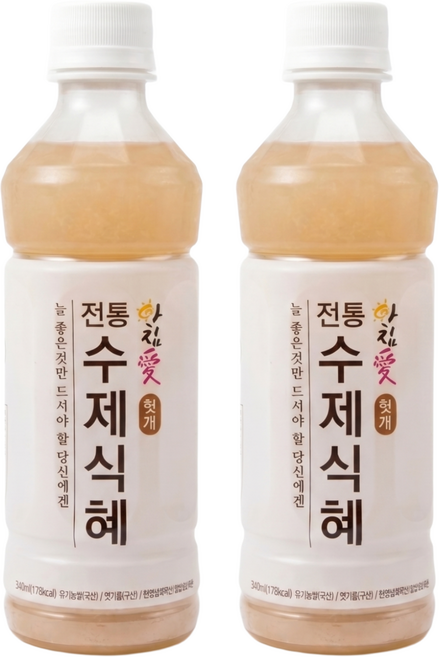 시원한 전통음료 국산 수제 식혜 340ml, 12개