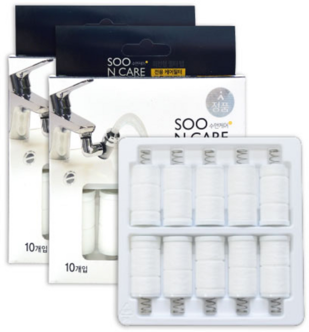수앤케어 회전형 필터탭 리필필터 (20P), 1개