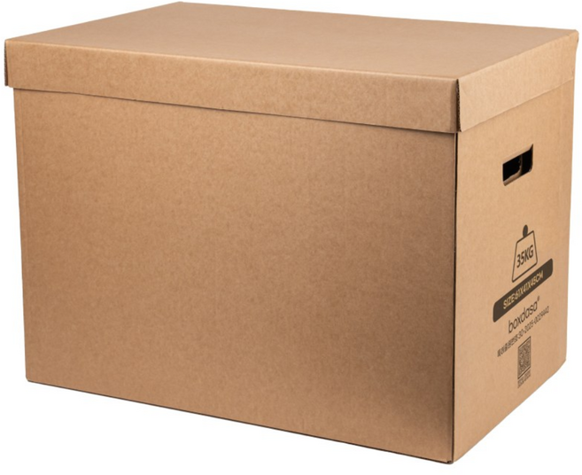 박스다사 특허받은 원터치 친환경 노테이프 튼튼 포장이사박스, 3박스, 무지