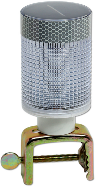 LED 경광등 경광봉 안전표시 신호 경고등 솔라 태양광, 1개, 18)태양광투톤클램프 SLM05