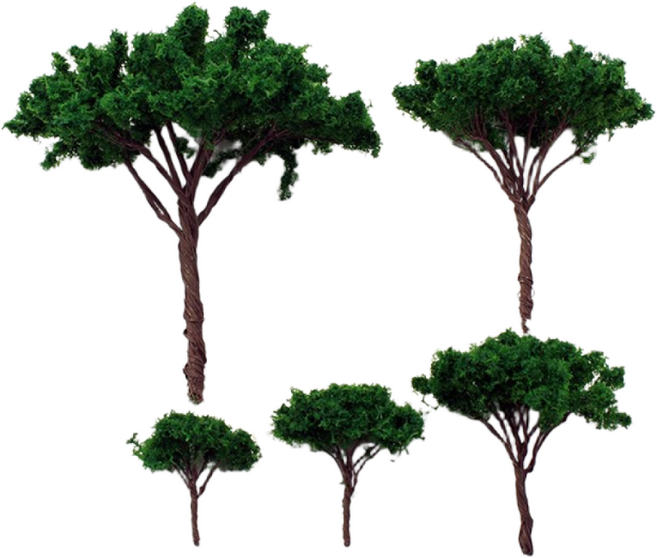포레스 건축모형재료 초록나무 녹색 나무모형 5종 디오라마 테라리움 만들기, 초록나무12cm 녹색 -1개, 1개