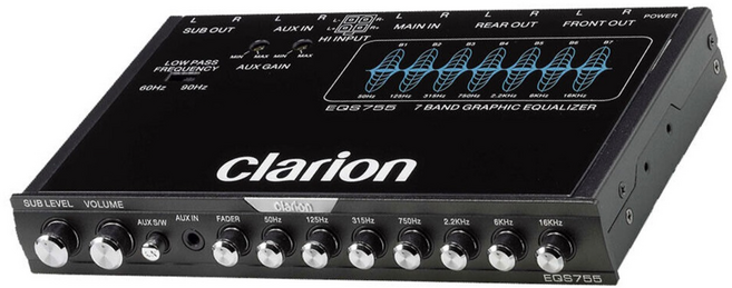 클라리온 EQS755 이퀄라이져, 1개