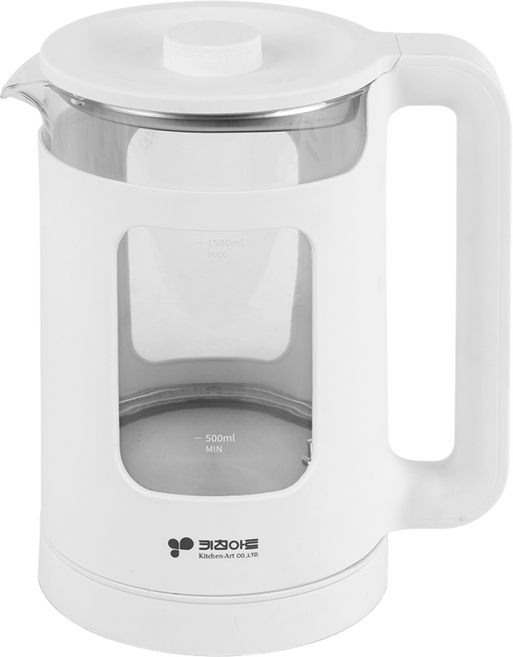 키친아트 이중 유리포트 KK-1509 온도설정 분유포트 티포트