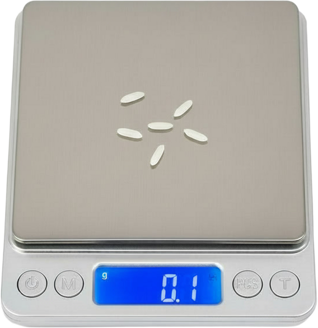 디오에이 가정용 초정밀 주방저울 3kg, doa03, sv