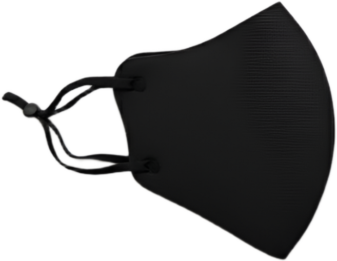 3D 파이브 스타 마스크 겨울용 면 숨쉬기 편한 패션마스크, 블랙, 1개