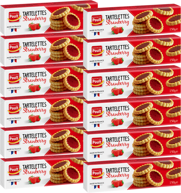 폴트 딸기 타르트 150g, 12개