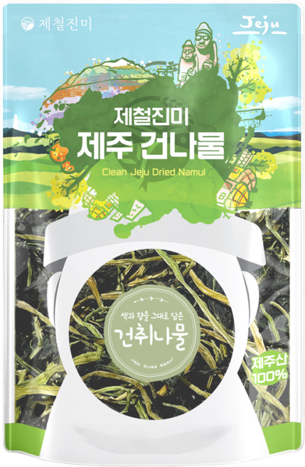 제철진미 제주산 건취나물, 1개, 50g
