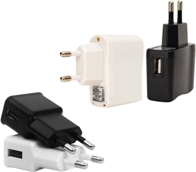 [매직뷰티몰] 제이팀 분리형 USB 5V 1A충전기 2종, 1개, 슬림 1A - 블랙