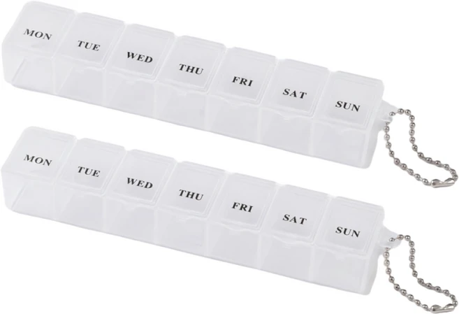 심플 7일약통 화이트, 2개 - 쿠팡