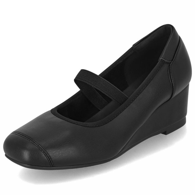 엘칸토 인텐스 여성 엘라스틱 밴드 웨지 힐 5cm LCWD99I613