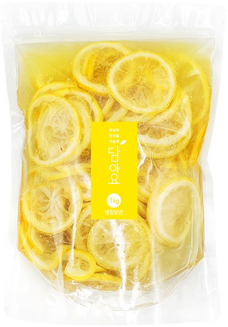 담아요 수제 레몬청(슬라이스), 1kg, 1개입, 1개