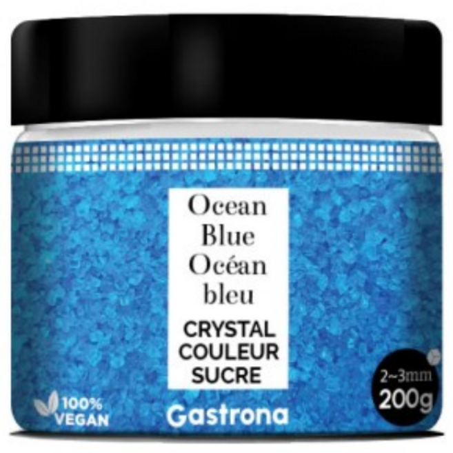 슈가 크리스탈 / 아쿠아 민트 (2mm) / 컬러슈가, 1개, 200g, 오션 블루