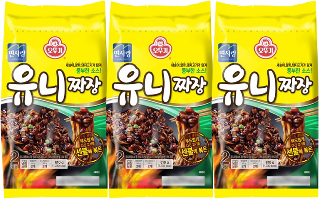 오뚜기 유니짜장(2인) 610g 3개
