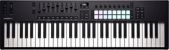 노베이션 런치키 마크4 Launchkey 61 Mk4 61건반 마스터 키보드 미디 컨트롤러 건반 악기 [국내정품]