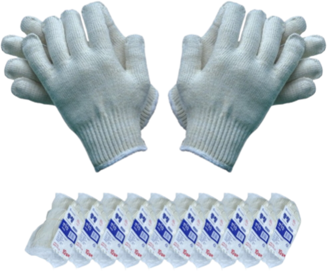 충청장갑 면장갑 100켤레 60g 두꺼운 목장갑 작업 안전장갑, 100개, 충청 60g 면장갑