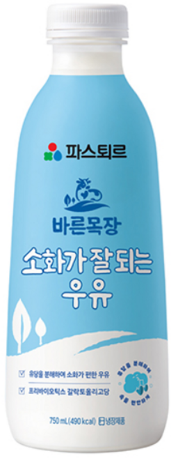 파스퇴르 소화가 잘 되는 우유 750ml 5개