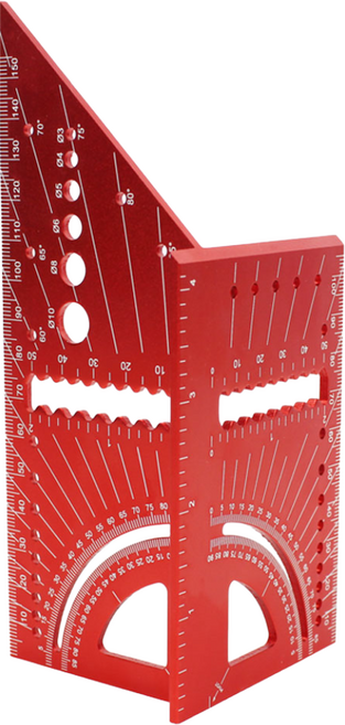 글로비 목공 각도자 5~90도 직각자 삼각자, 1개