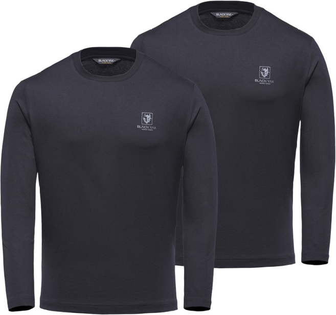 고릴라몰) 블랙야크 S-긴팔라운드티셔츠 1+1 2장 [무료배송/당일발송]