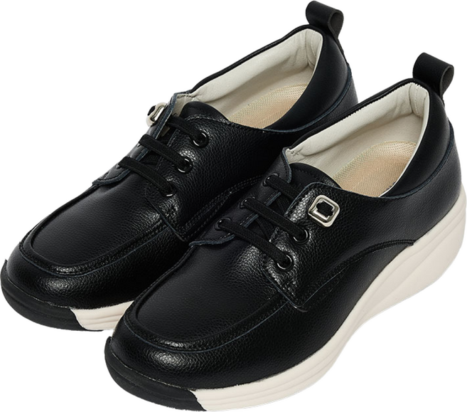 슈꼴라 발편한 슬립인 천연 소가죽 여성 캐주얼 컴포트화 단화